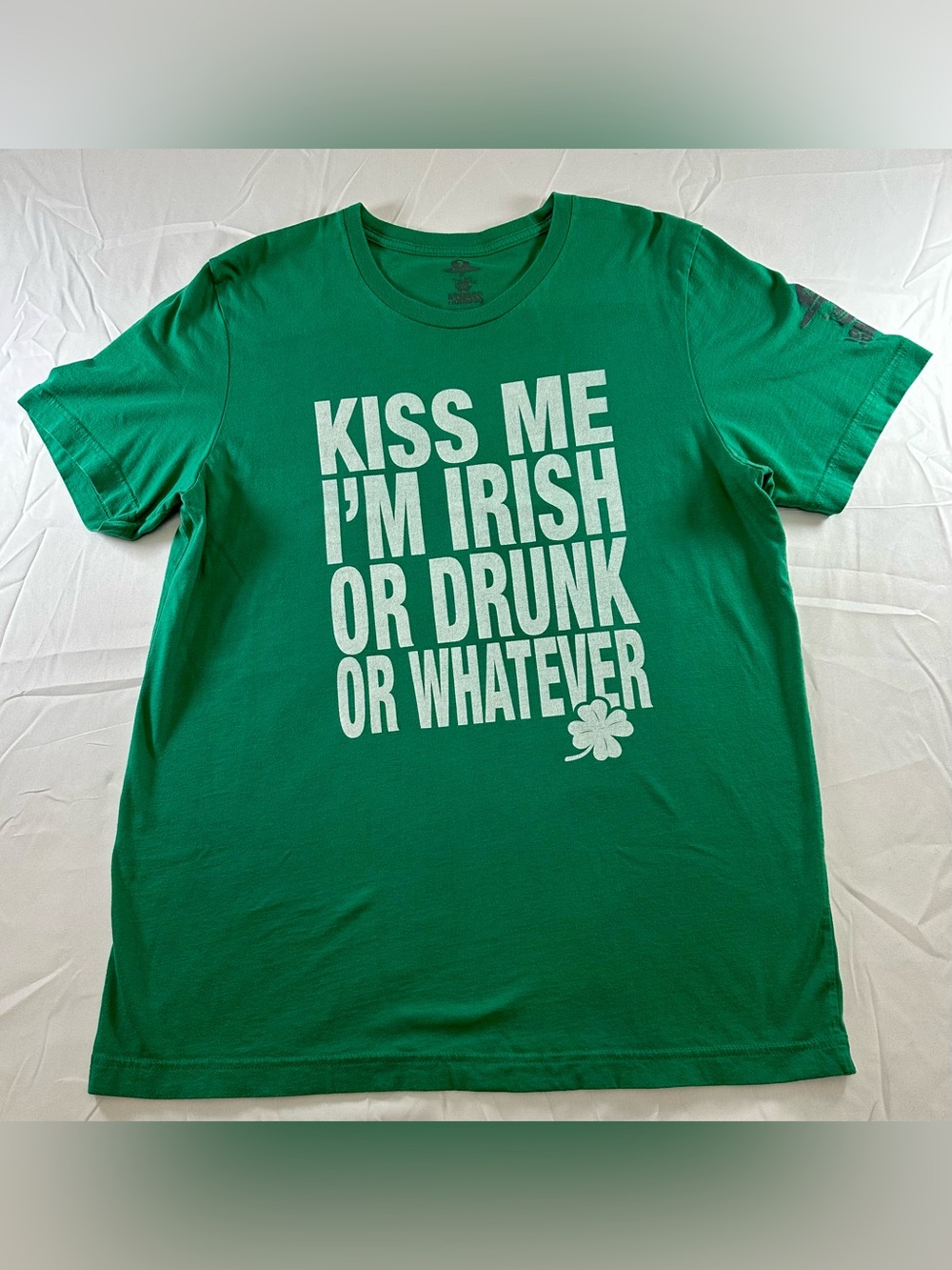 ASMDSS  Graphic Tee - 'Kiss Me I'm Irish or Drunk'